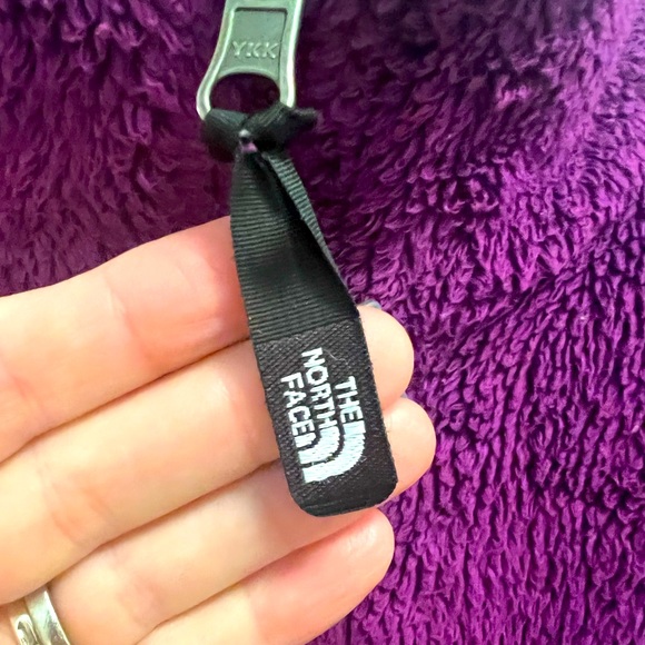 North Face Purple Fleece Jacket. Have lots of life left. :) - Picture 2 of 6